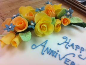 Anniversary Cake Detail